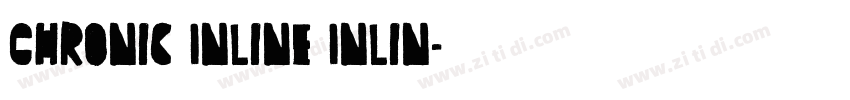 Chronic Inline Inlin字体转换